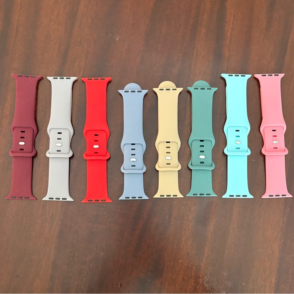 Colorful Silicone Watch Bands Set